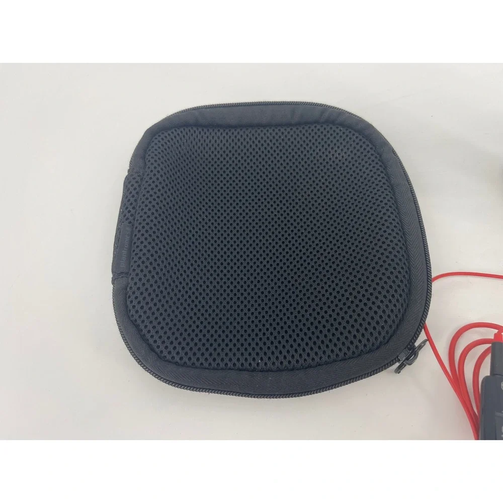 Poly Blackwire 5220 Headset OS Black Red USB-A Wired C5220T Excellent